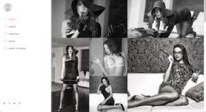 personal website for content Creator